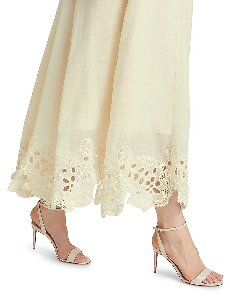 Coco Embroidered Maxi-Dress