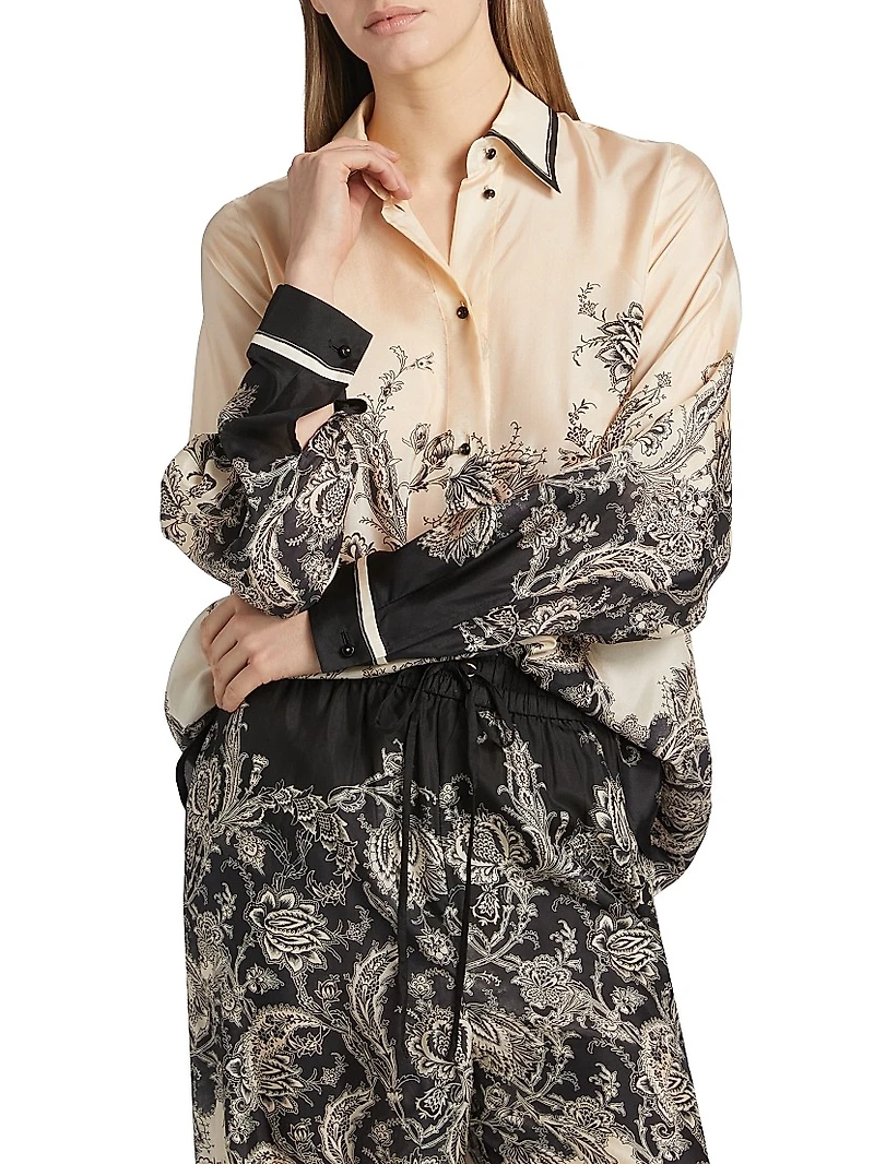 Rhiannon Silk Relaxed Shirt