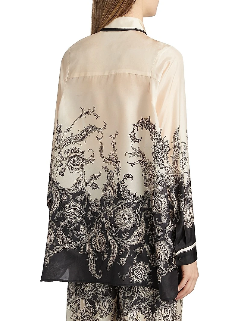 Rhiannon Silk Relaxed Shirt