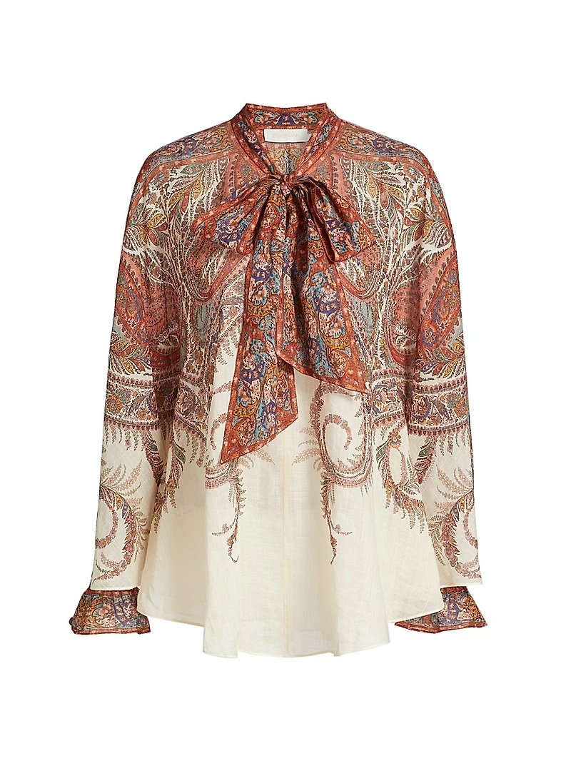 Rhiannon Tie-Neck Blouse