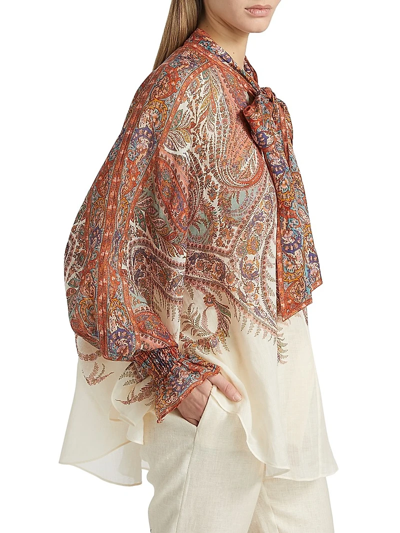 Rhiannon Tie-Neck Blouse