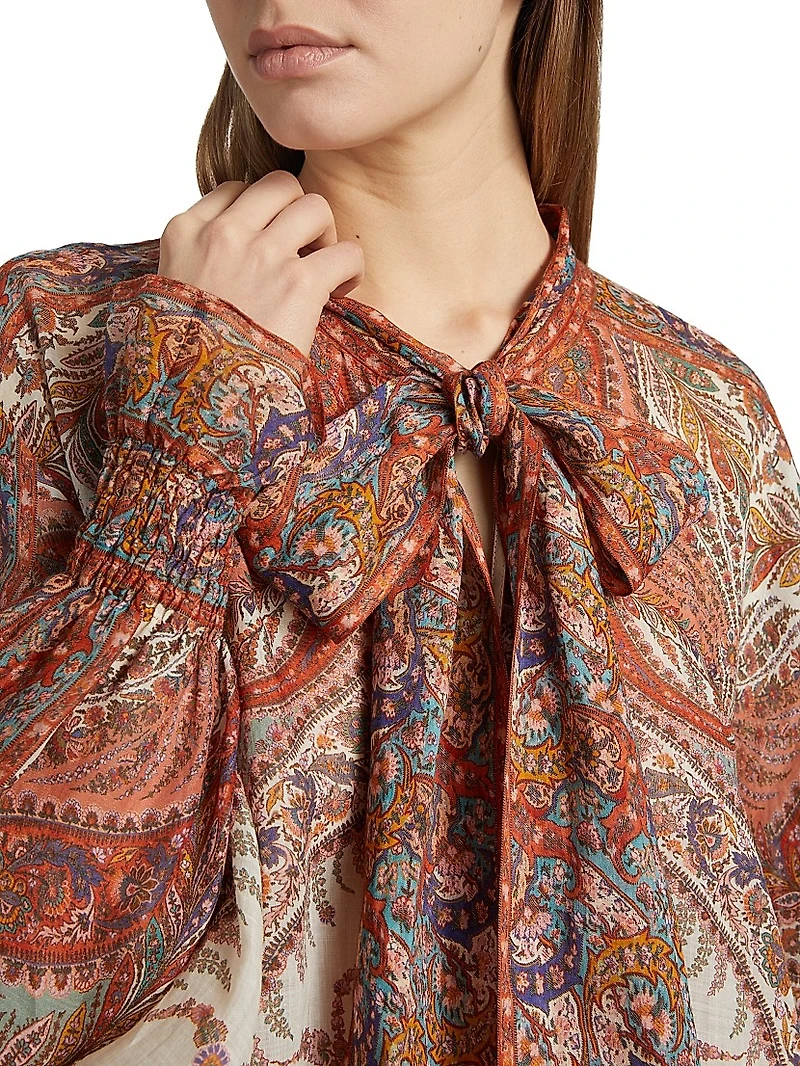 Rhiannon Tie-Neck Blouse