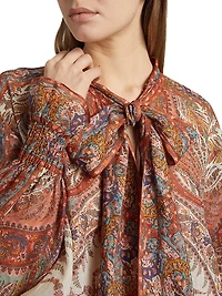 Rhiannon Tie-Neck Blouse