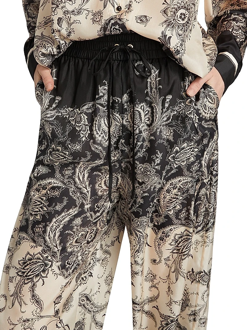 Rhiannon Silk Relaxed Pants