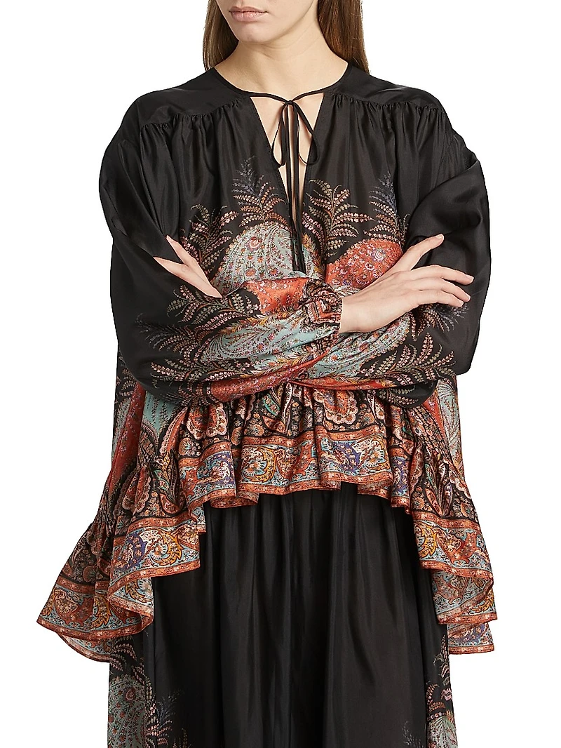 Rhiannon Ruffle Billow Blouse