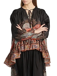 Rhiannon Ruffle Billow Blouse