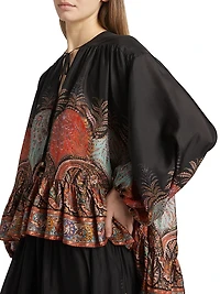 Rhiannon Ruffle Billow Blouse