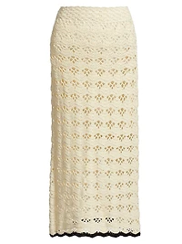 Rhiannon Crochet Midi-Skirt