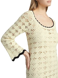 Rhiannon Crochet Minidress