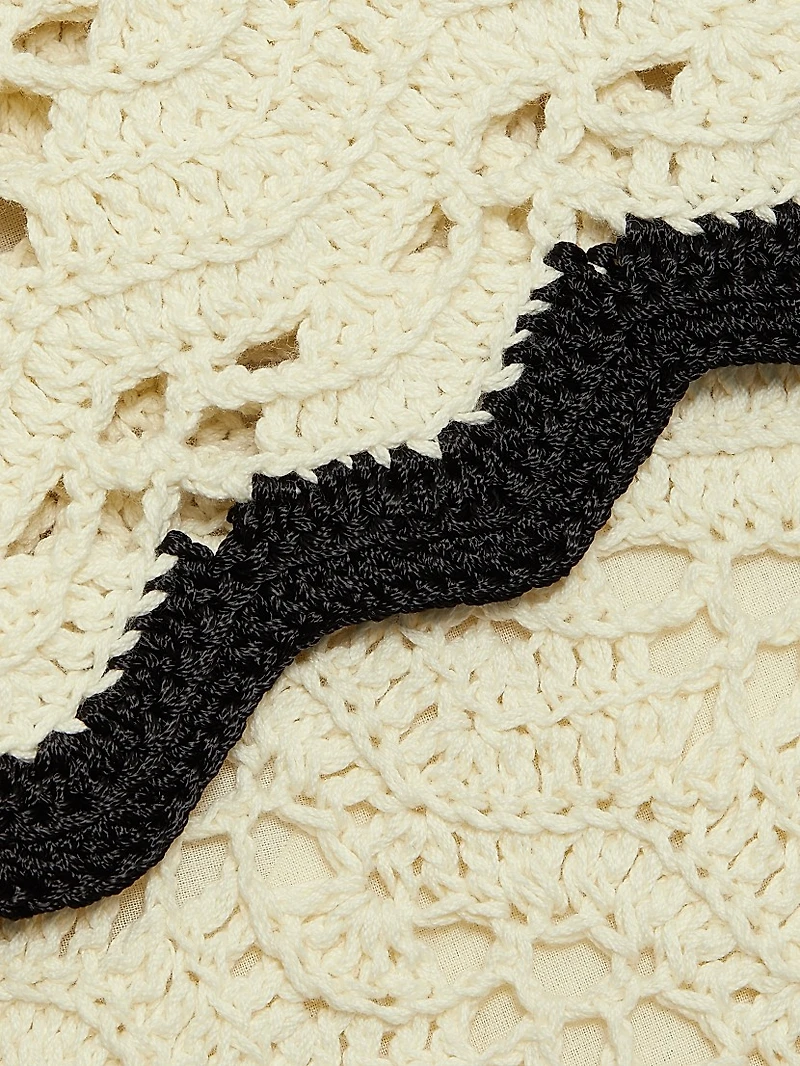 Rhiannon Crochet Minidress