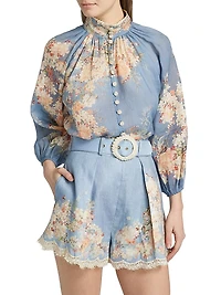 Cascadian Floral Billow Blouse