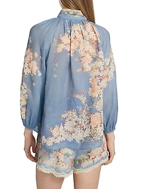 Cascadian Floral Billow Blouse