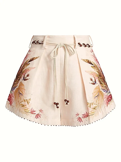 Ascension Tuck Pleated Shorts