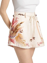 Ascension Tuck Pleated Shorts