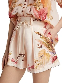 Ascension Tuck Pleated Shorts
