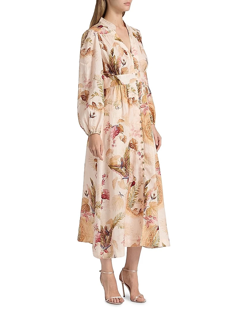 Ascension Plunge Midi-Dress