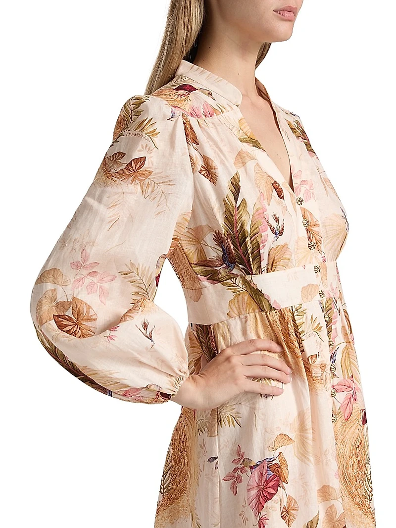 Ascension Plunge Midi-Dress