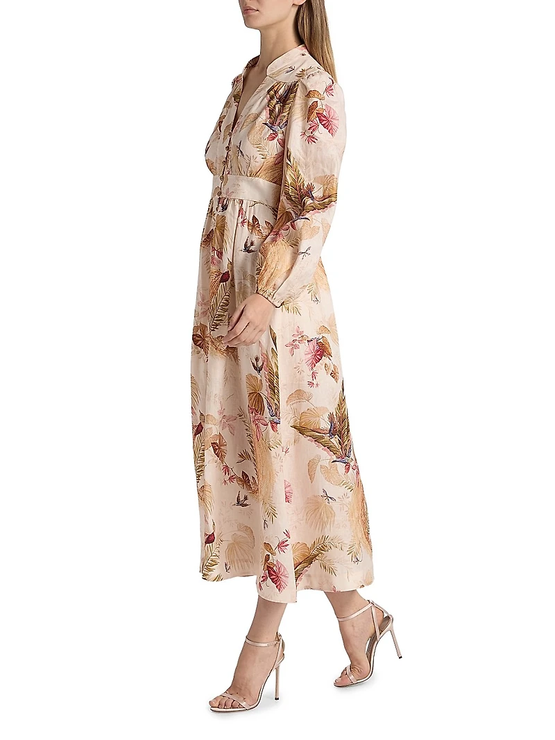 Ascension Plunge Midi-Dress