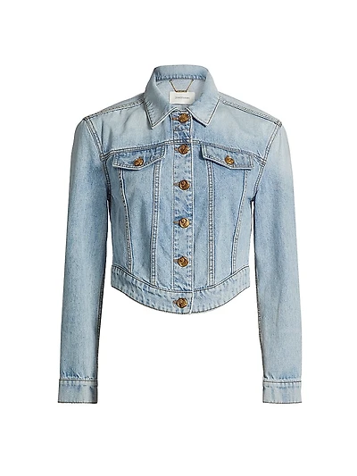 Lucky Fitted Denim Jacket