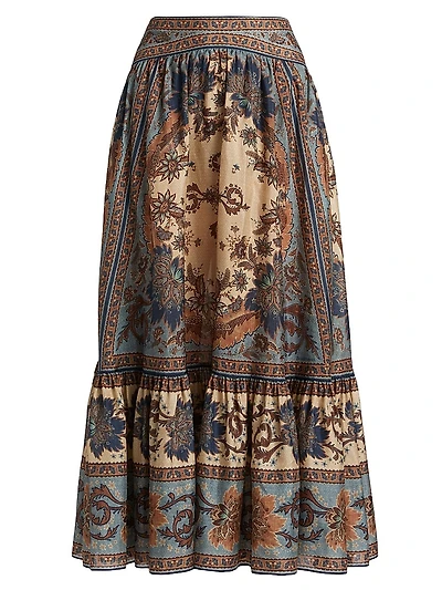 Ascension Tiered Midi-Skirt