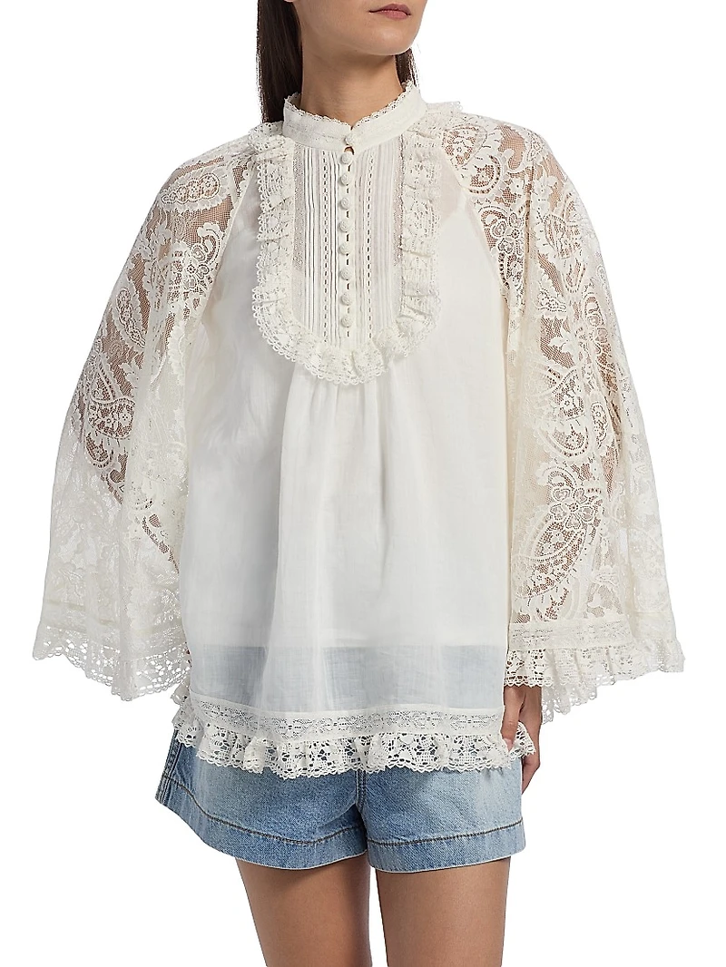 Ascension Lace Yoke Tunic