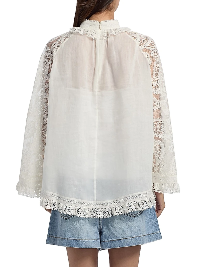 Ascension Lace Yoke Tunic
