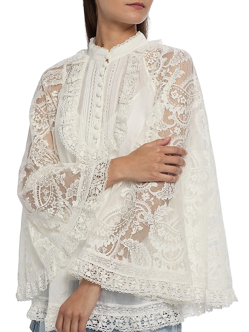 Ascension Lace Yoke Tunic