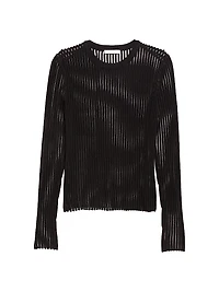Stripe Crewneck Top