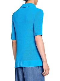 Knit Polo Shirt