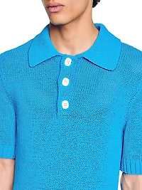 Knit Polo Shirt