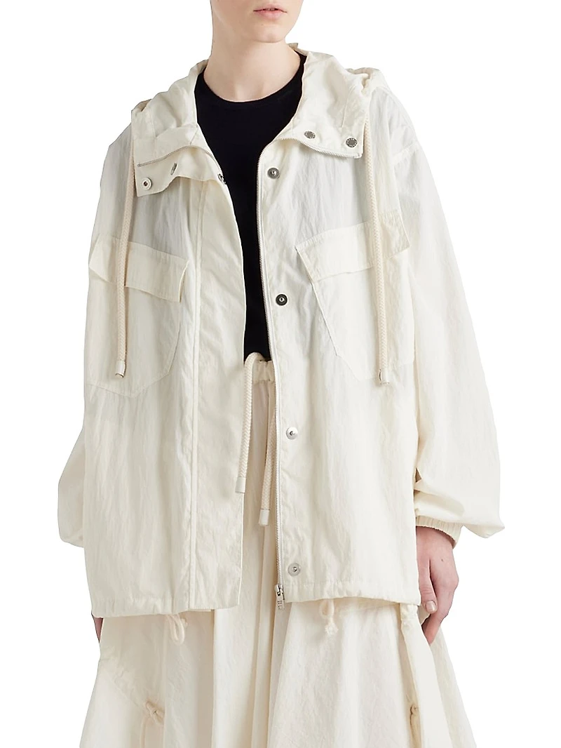 Technical Pongé Blouson Jacket