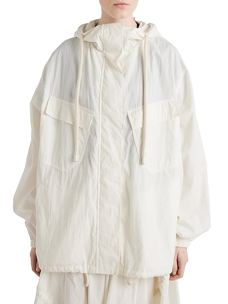 Technical Pongé Blouson Jacket