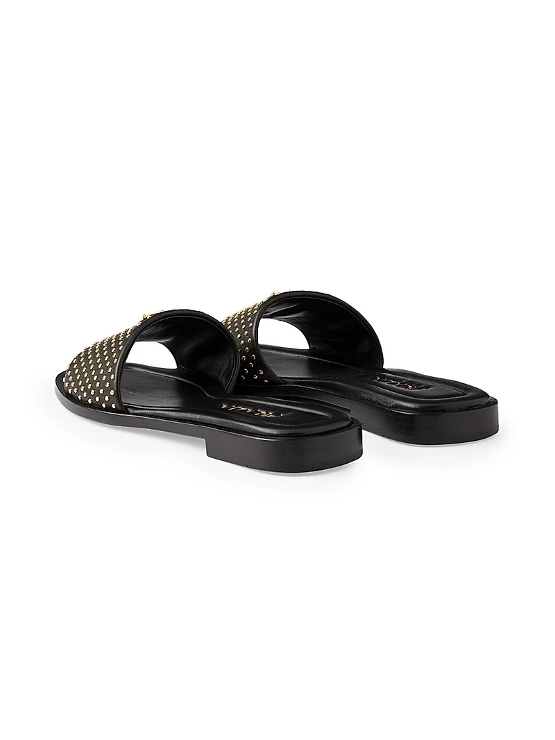 Nappa Leather Slides
