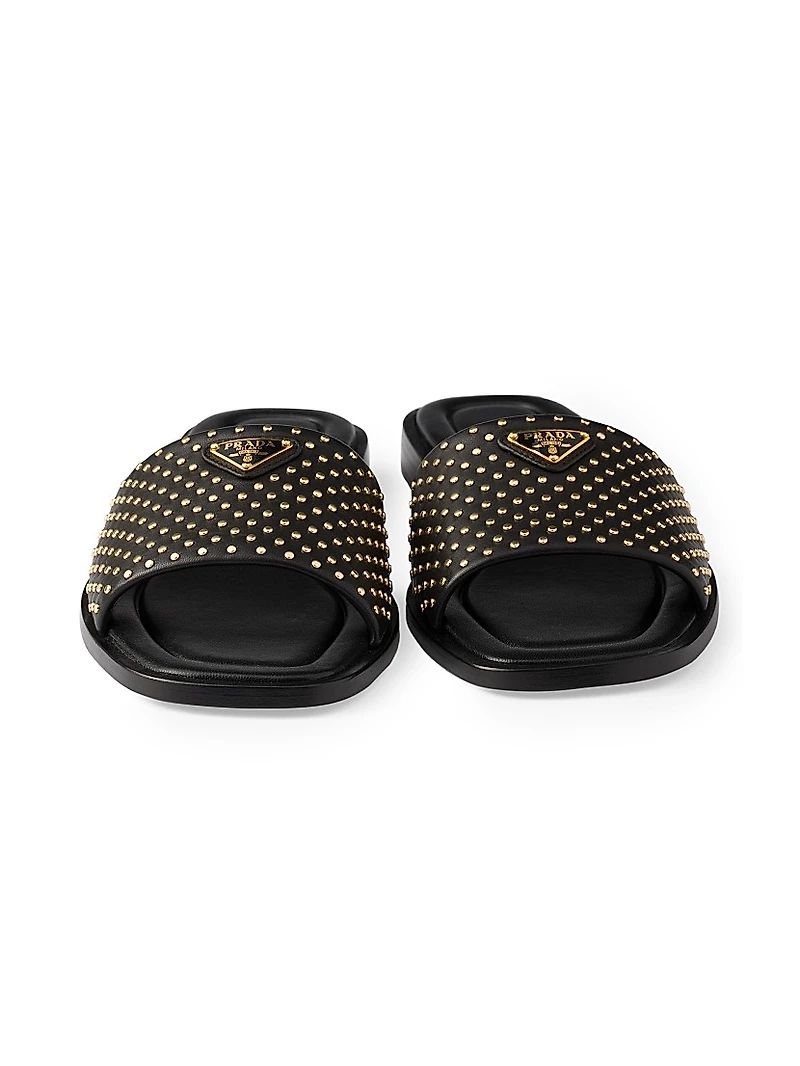 Nappa Leather Slides