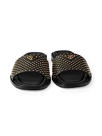 Nappa Leather Slides
