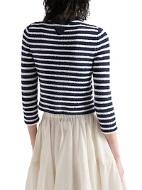 Cotton Bouclé Cardigan