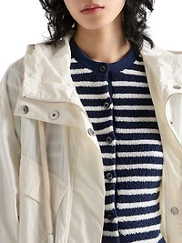 Cotton Bouclé Cardigan