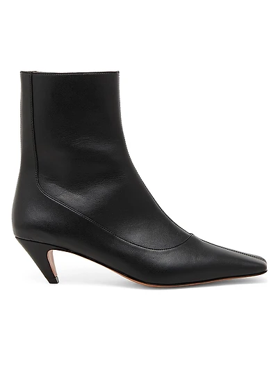 Spur 50MM Kitten Heel Ankle Boots