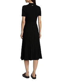 Polo Fit-&-Flare Midi-Dress