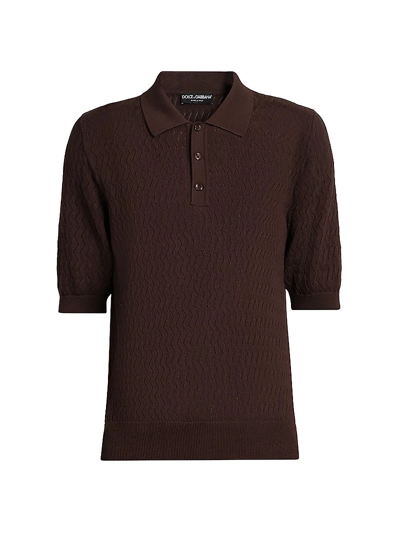 Knit Polo Shirt