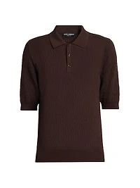 Knit Polo Shirt