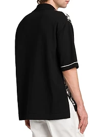 Stretch Silk-Cotton Camp Shirt