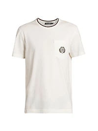 Logo Cotton Crewneck T-Shirt