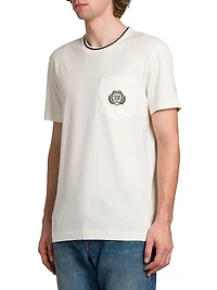 Logo Cotton Crewneck T-Shirt