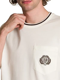 Logo Cotton Crewneck T-Shirt