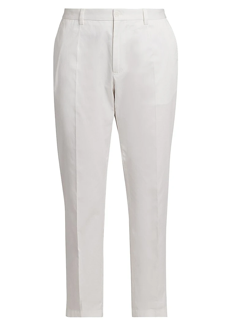 Stretch Cotton Gabardine Trousers
