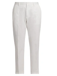 Stretch Cotton Gabardine Trousers