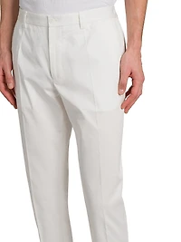 Stretch Cotton Gabardine Trousers