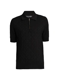 Silk-Nylon Polo Shirt