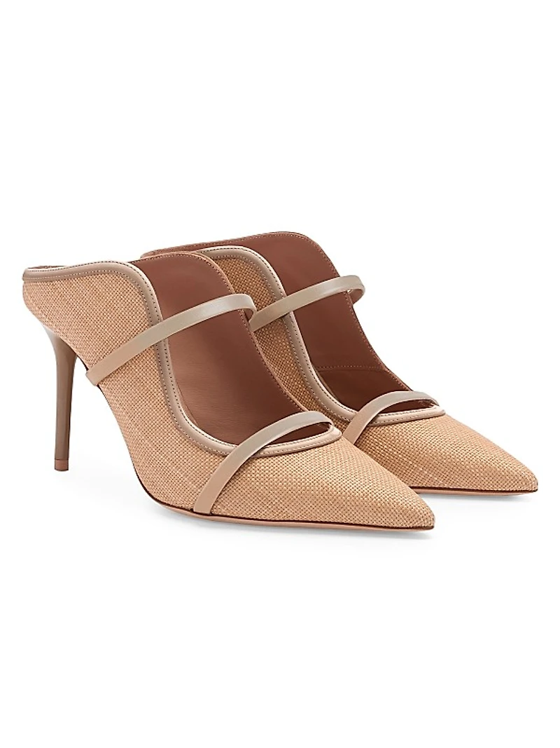 Maureen 85MM Raffia Mules